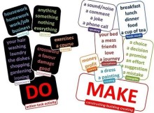 Cual es la diferencia entre To Do y To Make