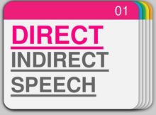 Estilo directo en inglés y estilo indirecto