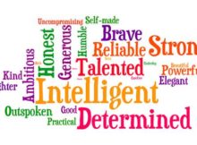 Rasgos positivos de las personas en ingles